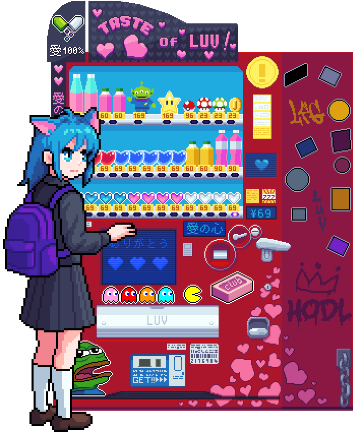 Taste of Luv Vending Machine